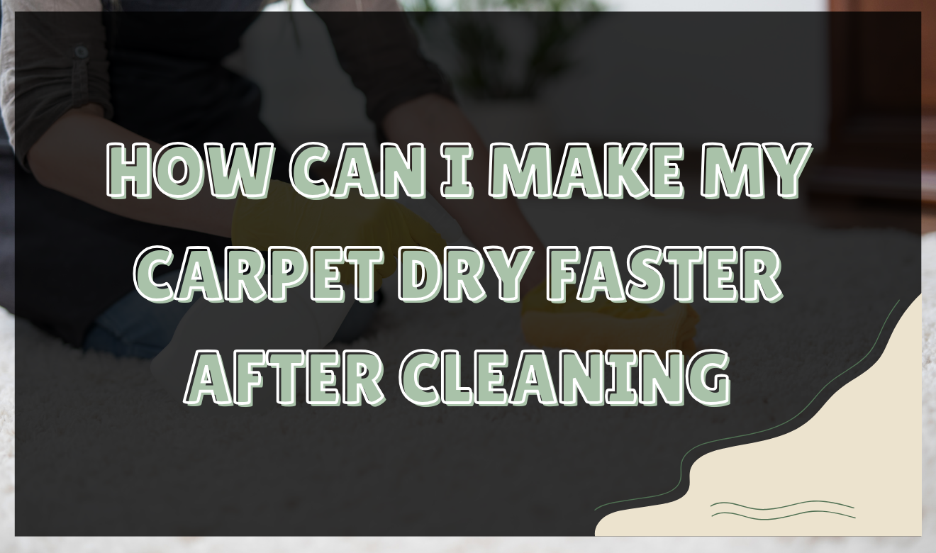 how long do carpets take to dry after cleaning