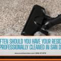 residential carpet cleaning company San Diego