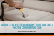 upholstery and carpet cleaning combo