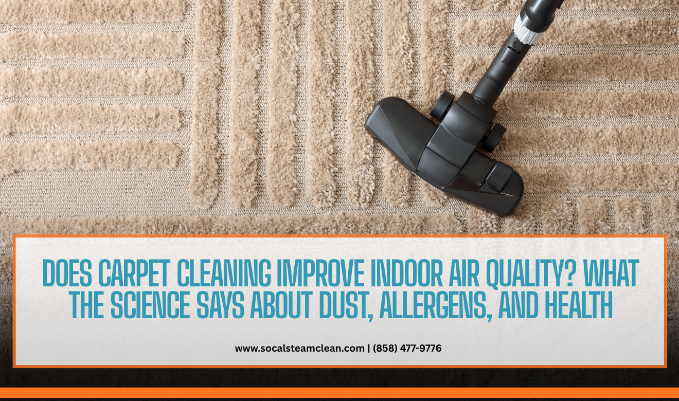 how carpet cleaning improves indoor air quality