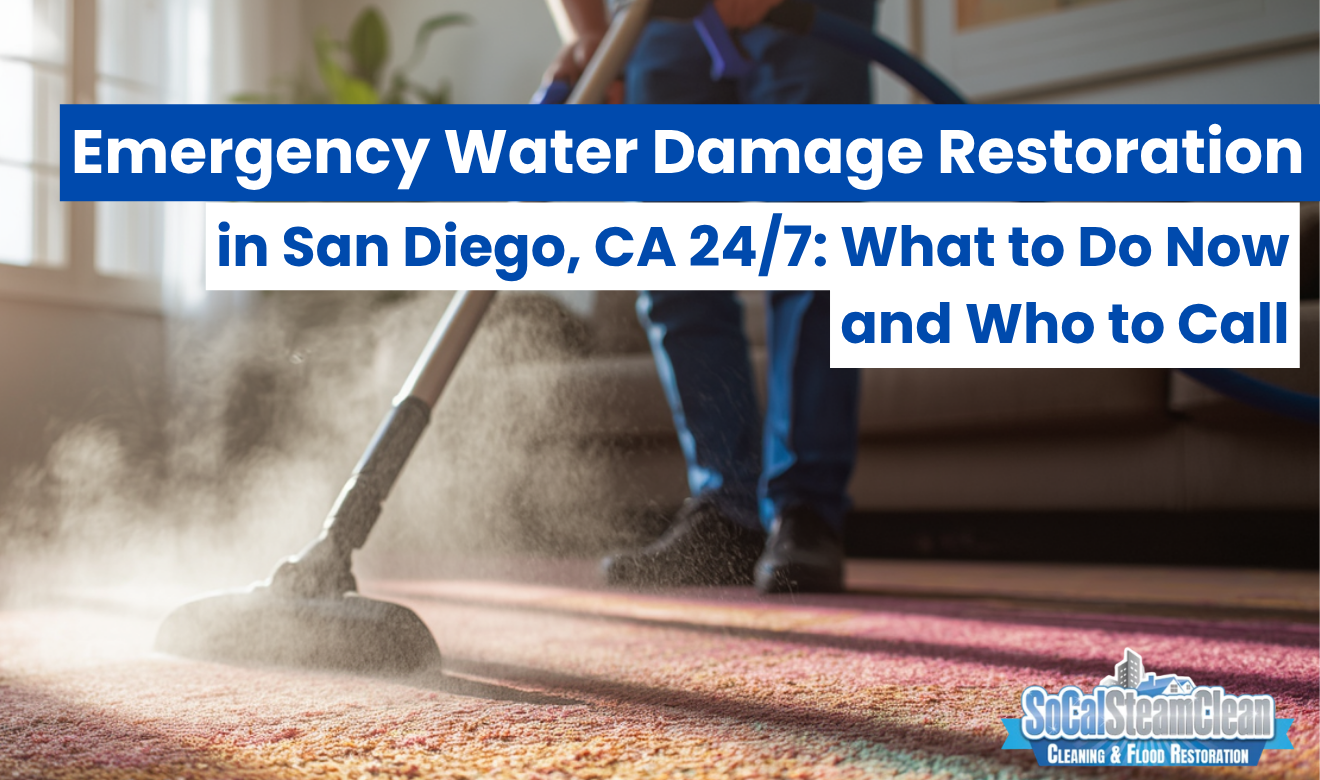 emergency water damage restoration San Diego 24/7