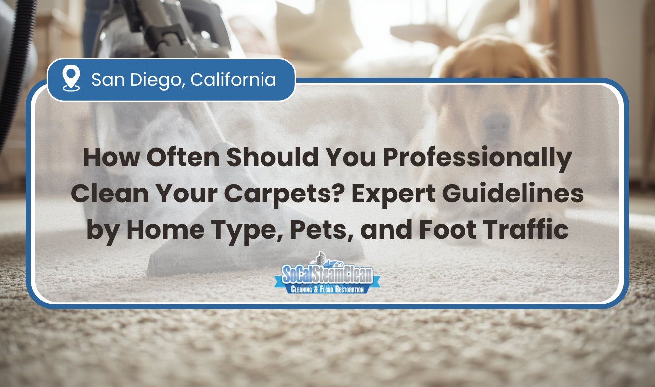 how often should you professionally clean your carpets