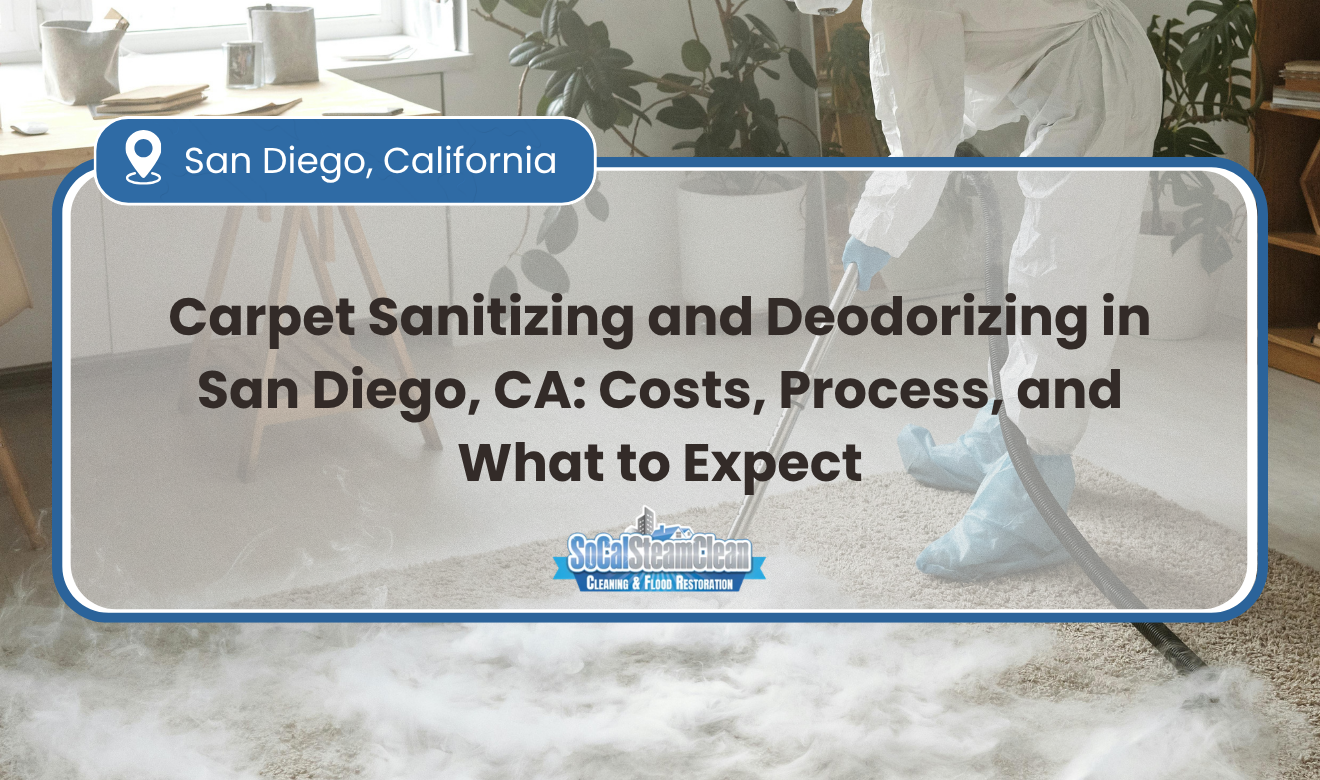 carpet sanitizing and deodorizing San Diego