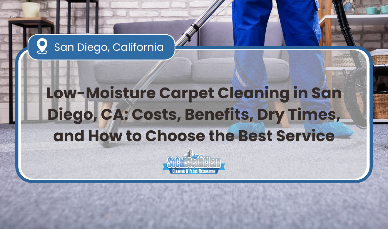 low-moisture carpet cleaning San Diego