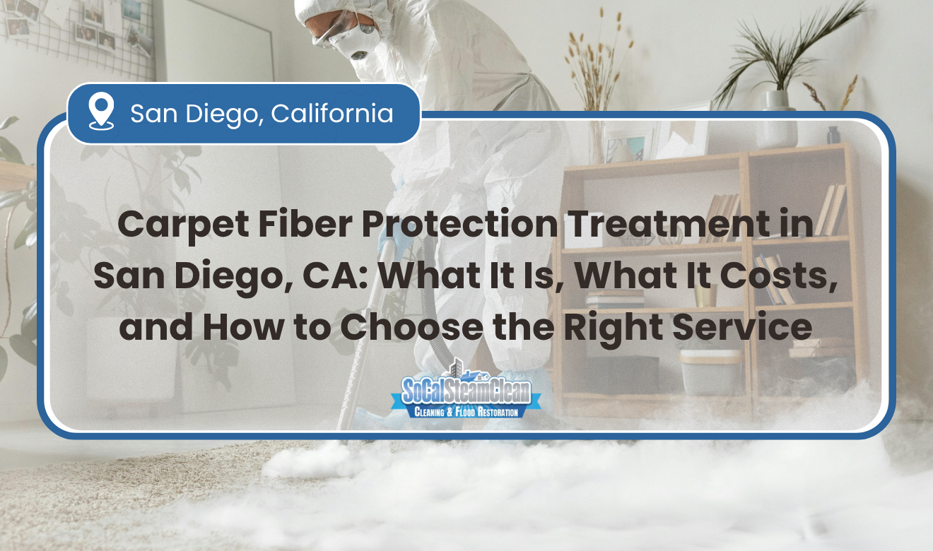Carpet fiber protection treatment San Diego